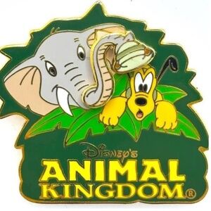 WDW - Pluto - Animal Kingdom Elephant - Slider Disney Pin 10988